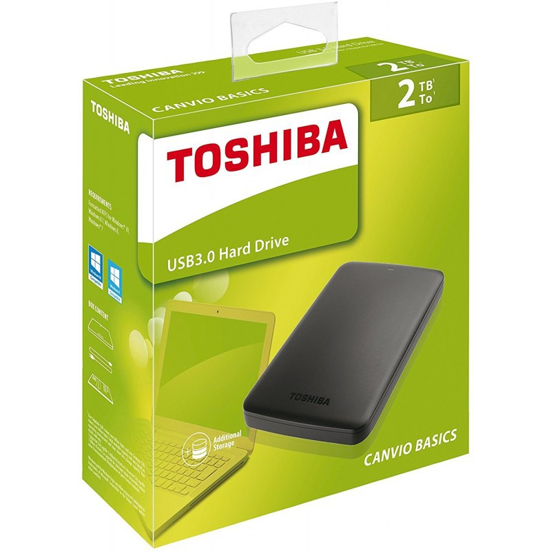 Jual Toshiba Harddisk External 2Tb Canvio Basics | Shopee Indonesia