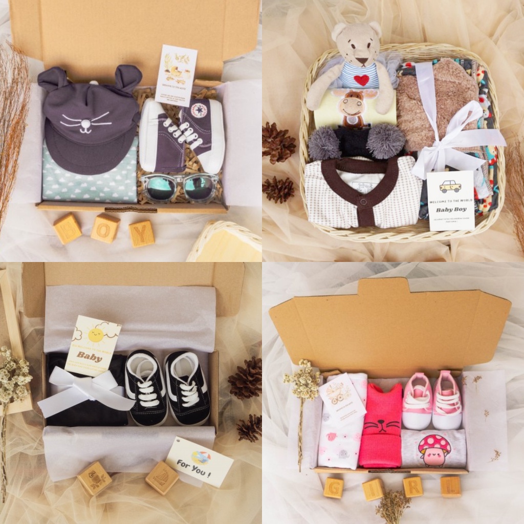 Hampers Bayi Newborn Perempuan Laki Laki Baru Lahir Baby Boy Girl Kado