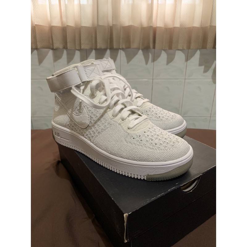Jual W Nike Af1 Flyknit High 99% Mulus Like New (Preloved) | Shopee Indonesia