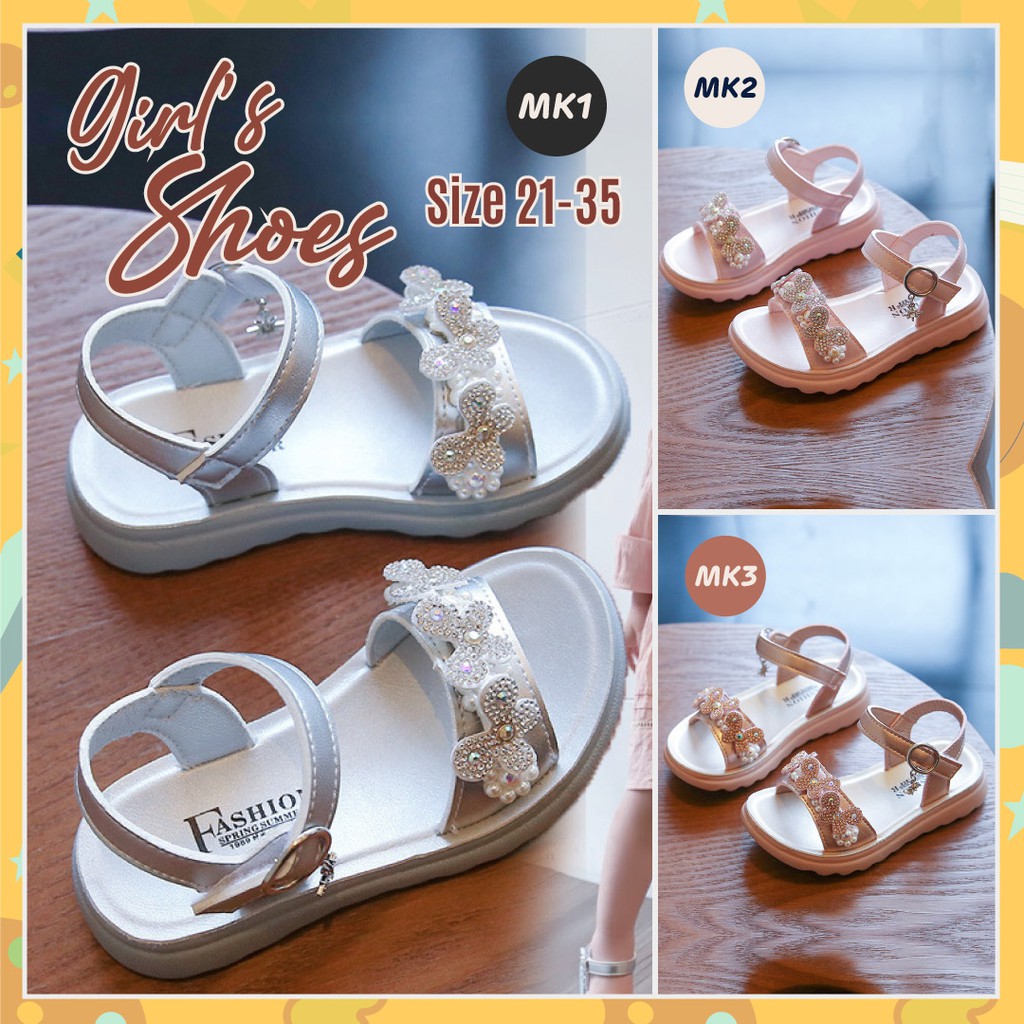 Jual LAPAGO Sandal Sepatu Anak Perempuan Pesta Import Baru 2021 Size