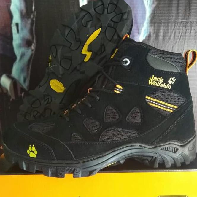 Cocok buat muncak perlengkapan camping hiking / grosir sepatu gunung  outdoor murah Jack wolfskin | Shopee Indonesia