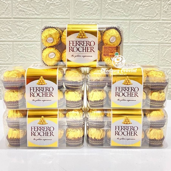 Jual Ferrero Rocher Chocolate T16 T5 T3 Halal Cokelat Coklat Ferero