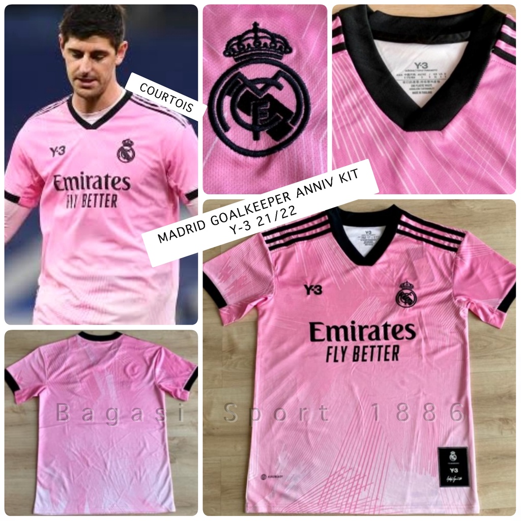 Jual Jersey Baju Bola Kiper Real Madrid Spesial 120 Tahun Years 120Th Special Goalkeeper Goal Keeper Gk Anniversary Kit 2021 2022 Los Galacticos Pink 2021/22 New Shirt Madridista 21/22 Benzema Vinicius Modric