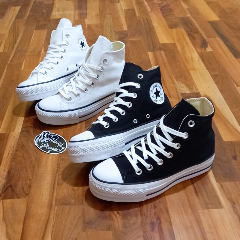 Jual Converse Chuck Taylor All Star Hi Lift White / Converse Lift / Converse All Star Lift | Shopee Indonesia