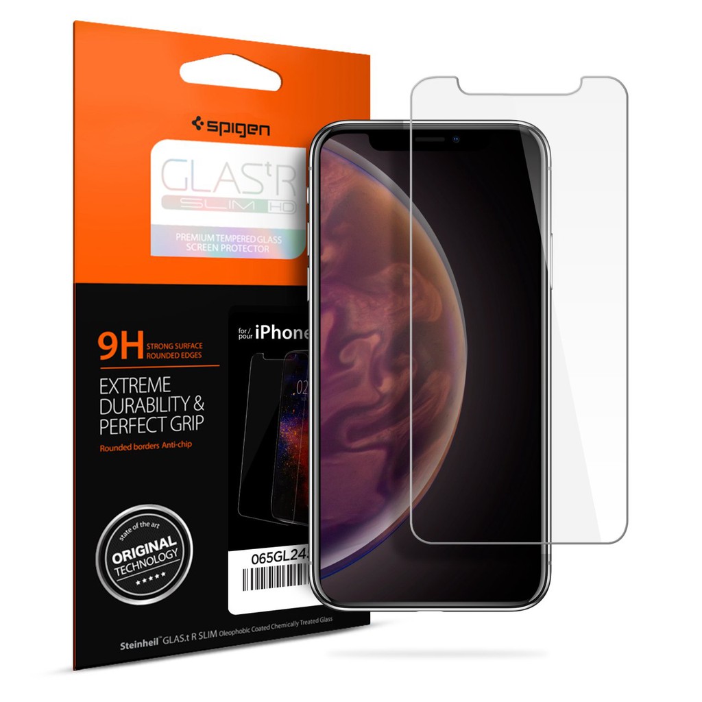 Jual Spigen Glas.tr Slim Hd Iphone Xr Screen Protector | Shopee Indonesia