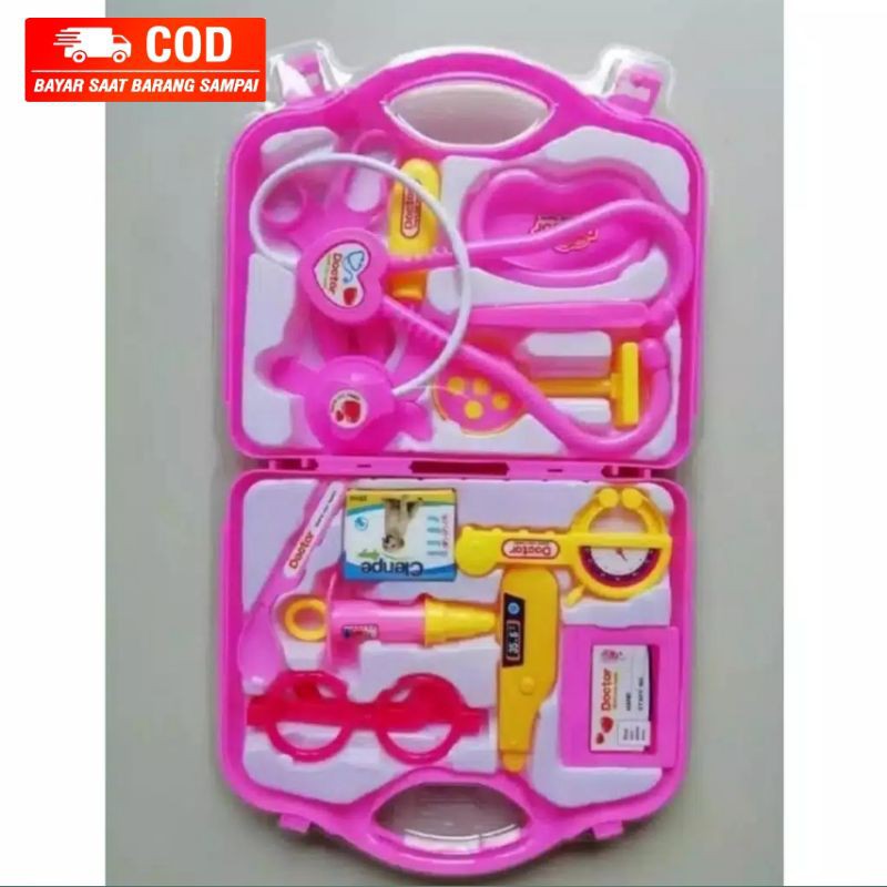 Jual Mainan Anak Dokter-Dokteran Lengkap | My Little Doctor Satu Set Dengan Koper | Bayar Di Tempat | Cod | Shopee Indonesia