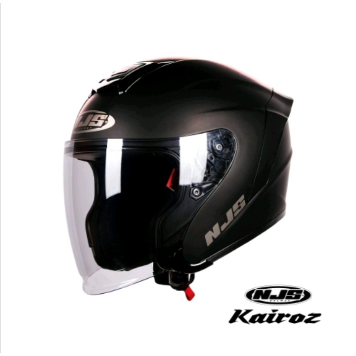 NJS KAIROZ SOLID HELM OPEN FACE Helmjabodetabek