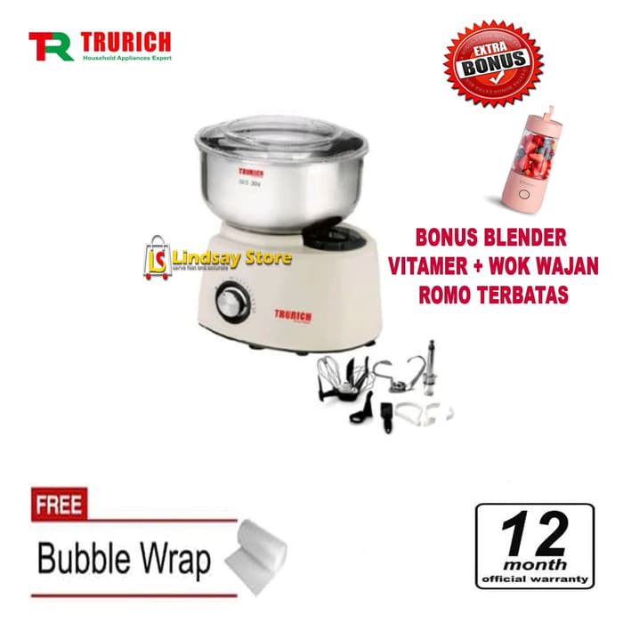 Jual TRURICH FOOD MIXER KAPASITAS 2 KG Shopee Indonesia