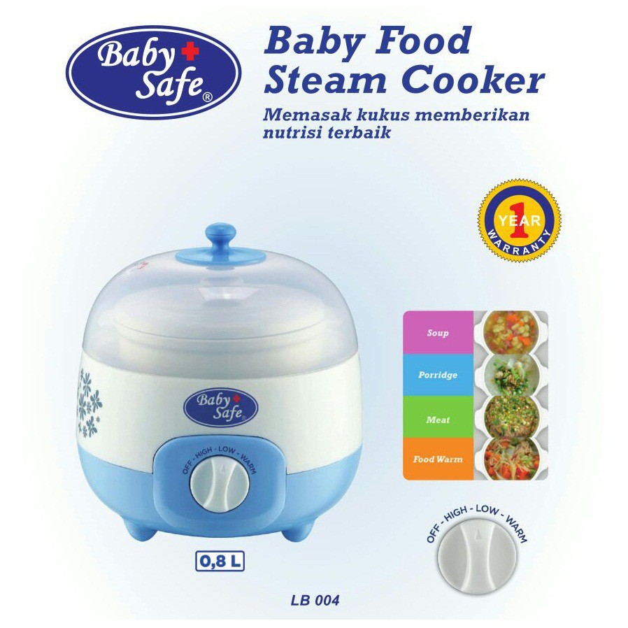 Jual Baby Safe Digital Steam Cooker LB010 Indonesia