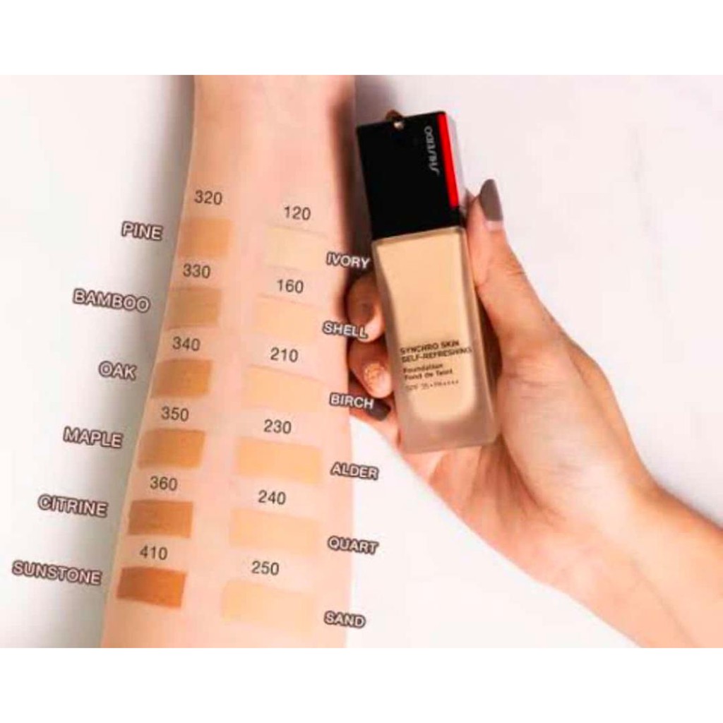 Jual Shiseido Synchro Skin Self Refreshing Foundation 30Ml | Shopee Indonesia