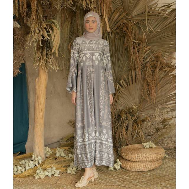 Kambera dress wearing klamby copy / PO gamis motif