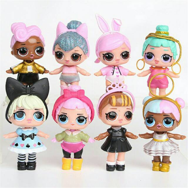 Jual Figure Lol 1 Set Isi 8 Pcs Atau Mainan Anak Lol Murah Atau Kado Mainan Anak Perempuan Lol | Shopee Indonesia