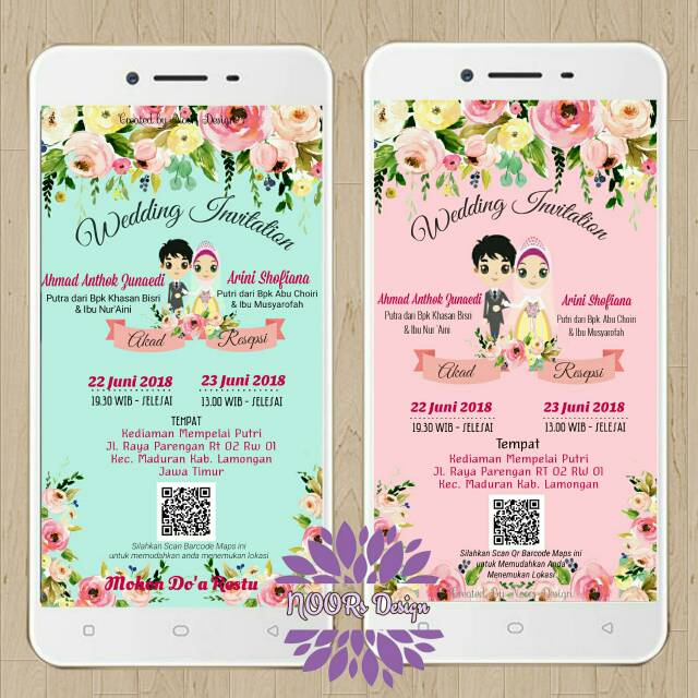 Undangan Sosmed Undangan Digital Undangan Nikah E Invitation