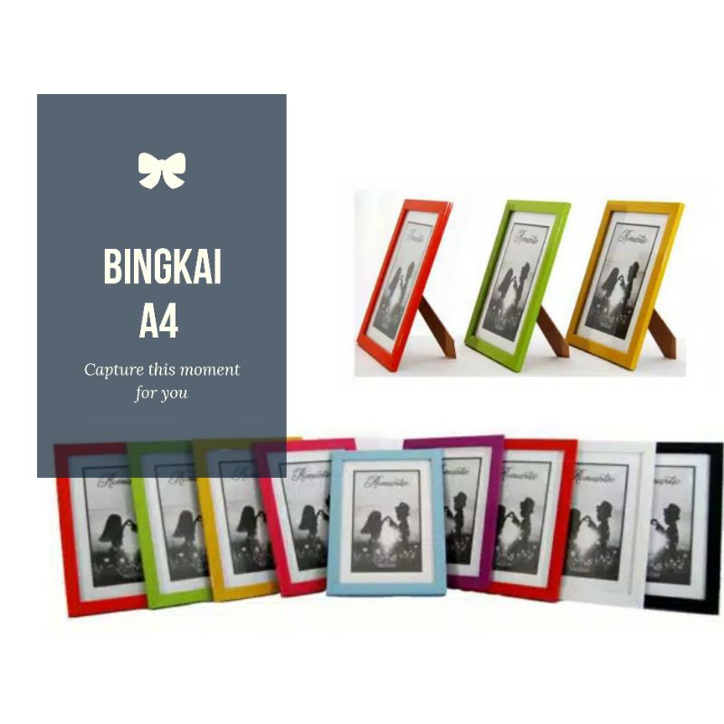 Bingkai foto A4 minimalis murah Shopee Indonesia