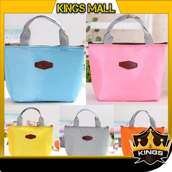 KINGS T162 Tas Bekal Warna Warni / Lunch Bag / Perlengkapan Bekal Anak Sekolah Shopee Indonesia