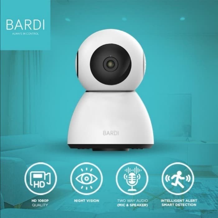 BARDI Smart IP CAMERA CCTV 360 INDOOR PTZ PAN TILT ZOOM Wifi HOME
