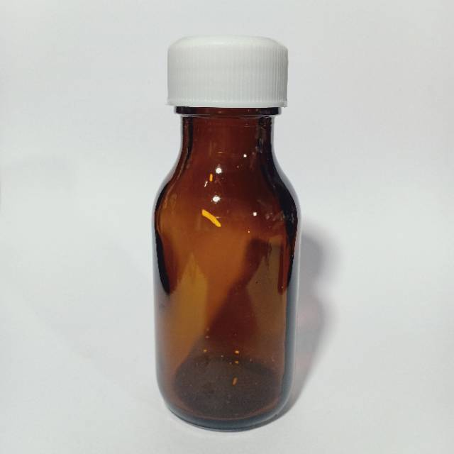 Jual Botol Kaca 60Ml Coklat / Amber Tutup Plastik Ulir | Shopee Indonesia