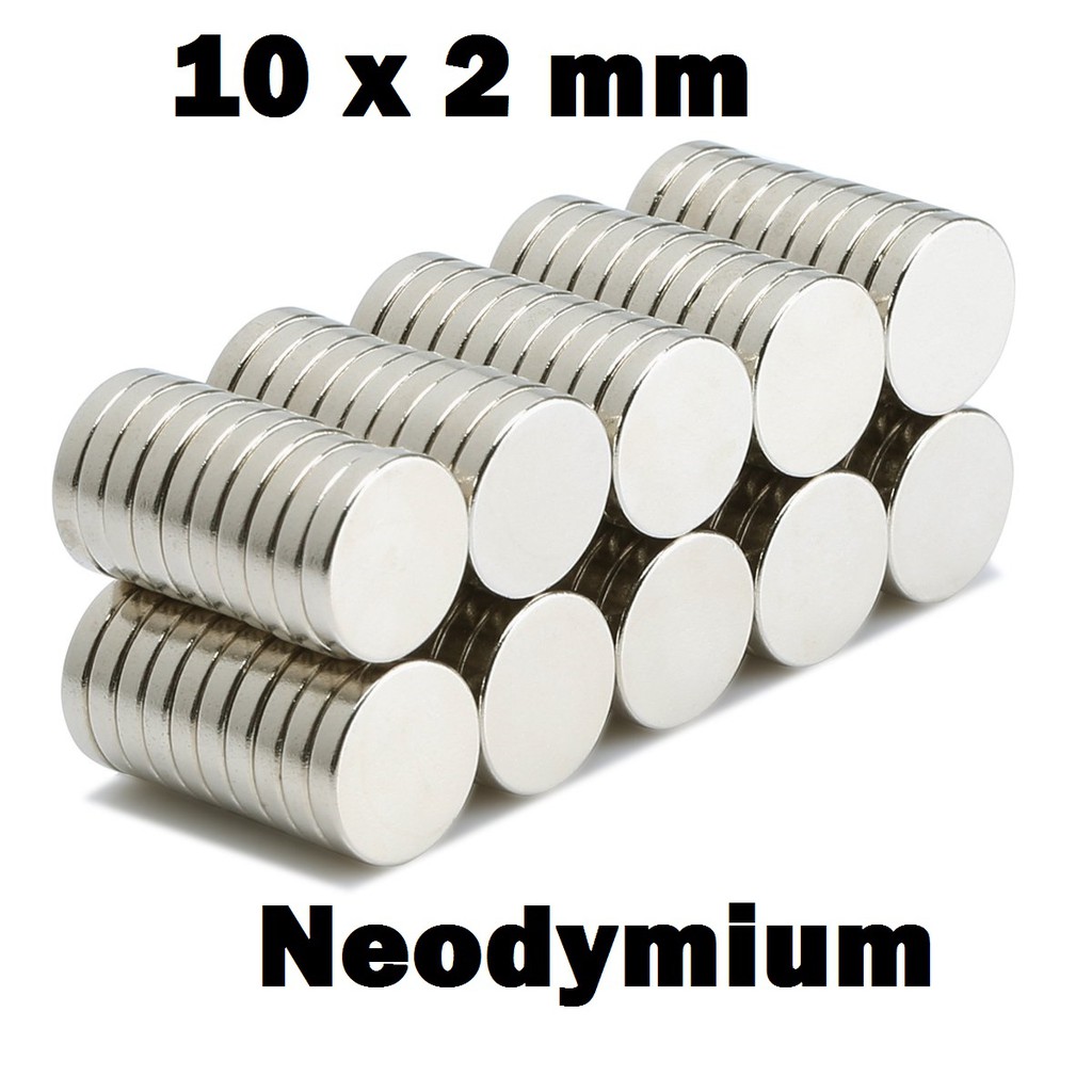 Super Neodymium N52 Coin Round Cylinder Bulat NdFeB