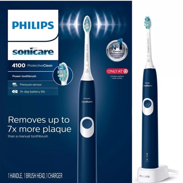 Jual Philips Sonicare 4100 Protectiveclean Rechargeable Electric Toothbrush | Shopee Indonesia