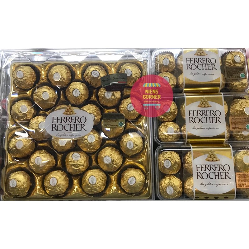 Jual [Nc] Ferrero Rocher Coklat Hazel (Halal) | Shopee Indonesia