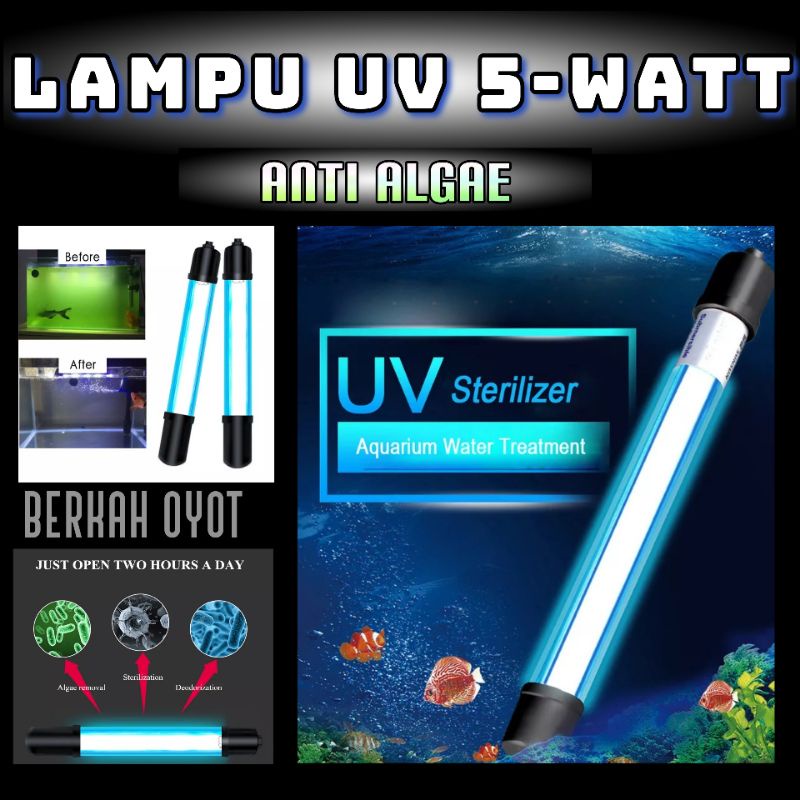 Jual LAMPU UV AQUARIUM 5WATT Shopee Indonesia