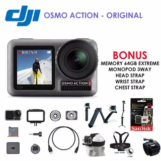 Jual [Camera/Kamera] Dji osmo action camera paket 64gb