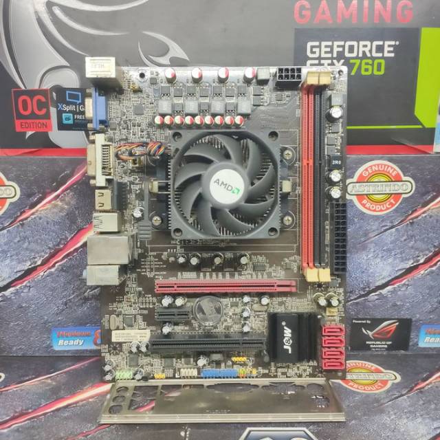 Motherboard AMD FM1 Processor APU A4 3300 Integrated HD Grafik Radeon