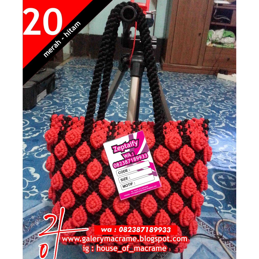 Cara Membuat Tas Tali Kur Motif Bunga Mawar Kreatifitas Terkini