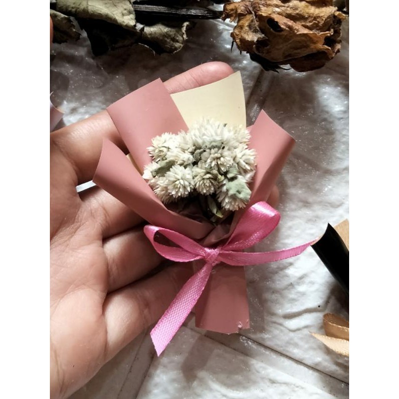 BOUQUET MINI, BUKET MINI BUNGA RUSTIK, DRIED FLOWERS Shopee Indonesia