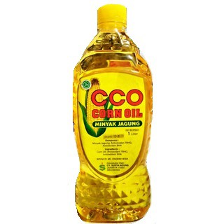 Bahan Dasar / Minyak Goreng / Minyak Sayur / Minyak Jagung Halal Merk CCO  Corn Oil 1 LT / Halal | Shopee Indonesia
