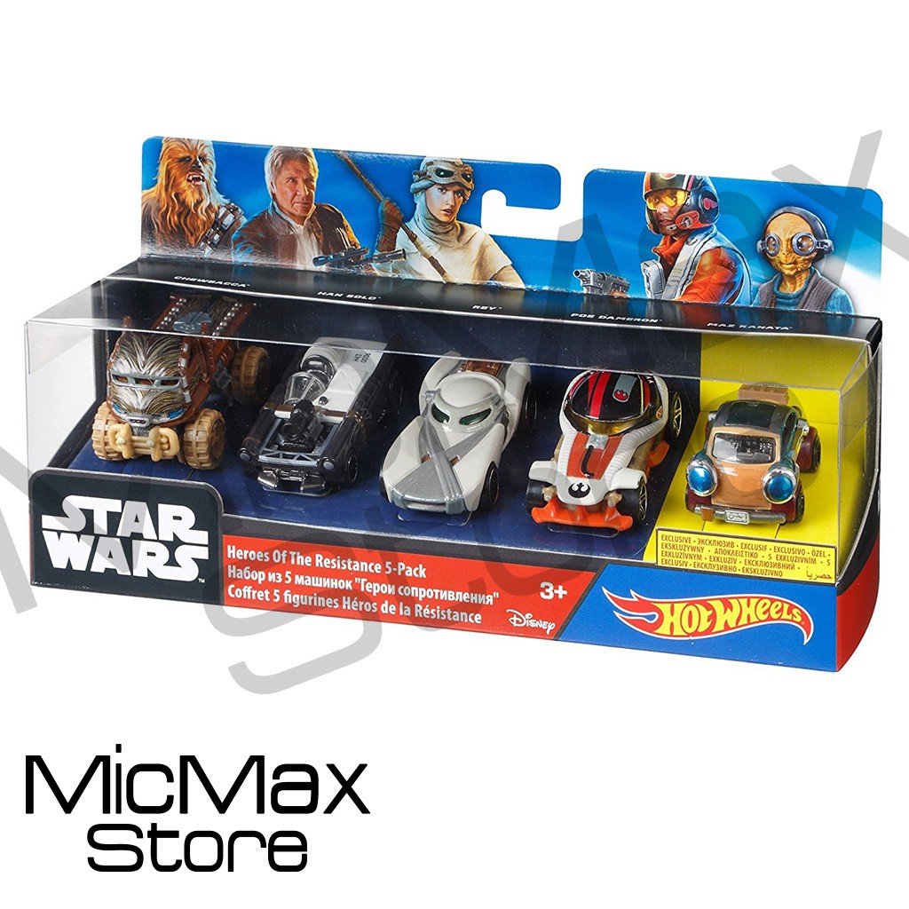 Jual Hotwheels Hot Wheels Starwars Star Wars Heroes Of The Resistance 5 Pack Mainan Original Asli | Shopee Indonesia