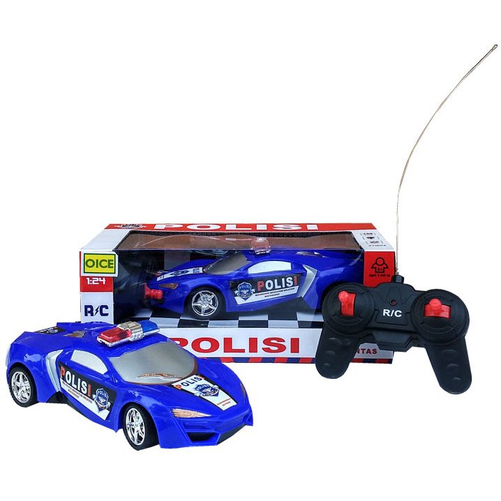 Jual Mainan Anak Laki Laki - Mobil Remote Control Polisi Police Car Rc R/C | Shopee Indonesia