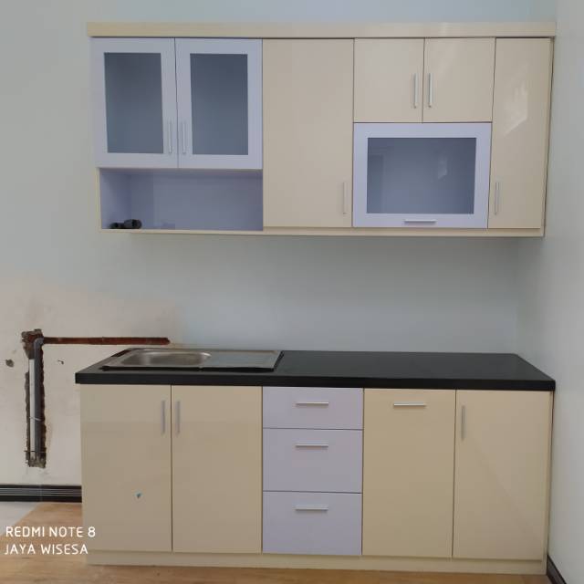 Jual Kitchen Set Minimalis Premium Top Table Granite Bisa Mix Shopee