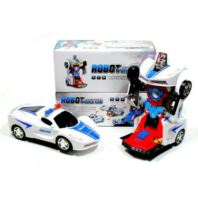 Jual Mainan Mobil Polisi Berubah Jadi Robot | Shopee Indonesia