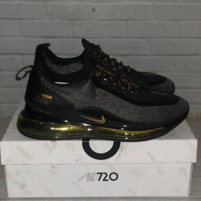 Jual Nike Air Max 720 Run Utility Black Gold Men Premium Termurah Indonesia|Shopee Indonesia