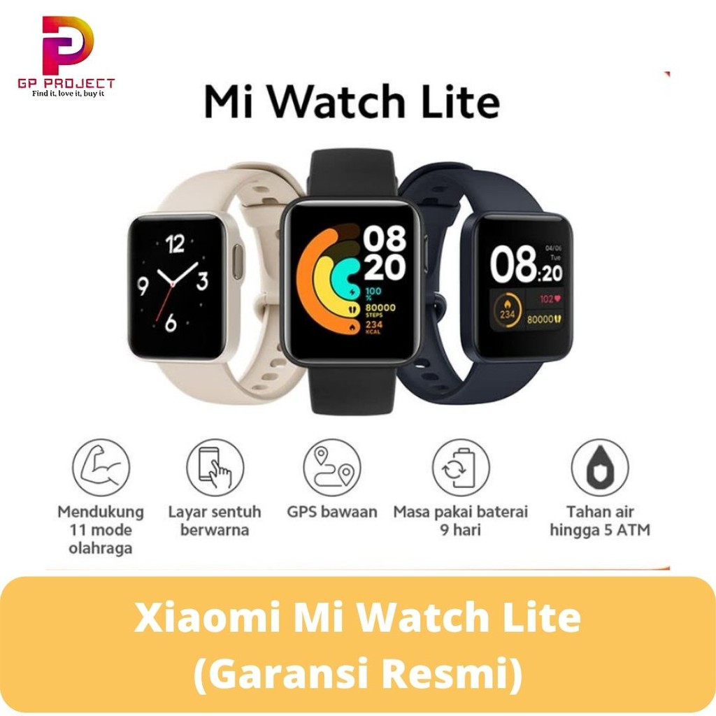 Jual Xiaomi Mi Watch Lite Smartwatch Garansi Resmi Xiaomi Indonesia