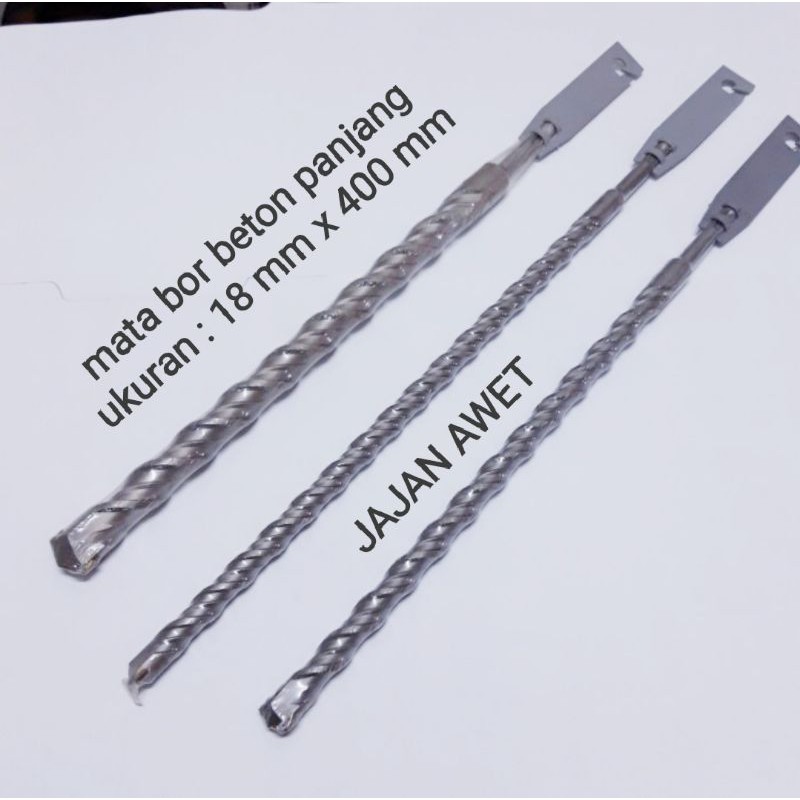 Jual Mata Bor Beton Panjang 18 Mm X 400 Mm - Mata Bor 18 Mm Panjang | Shopee Indonesia