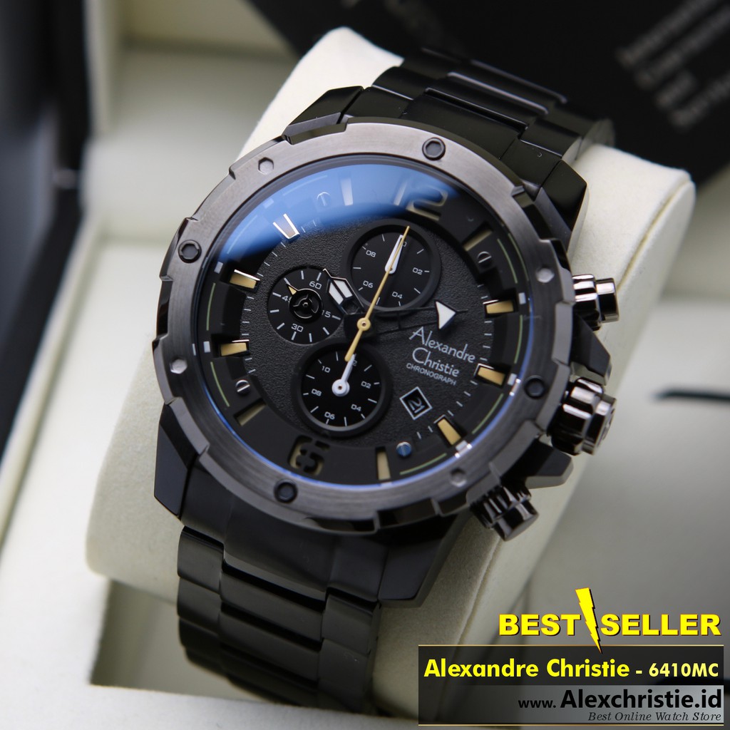 Best Seller Jam Alexandre Christie Pria 6410MC Original Garansi Resmi