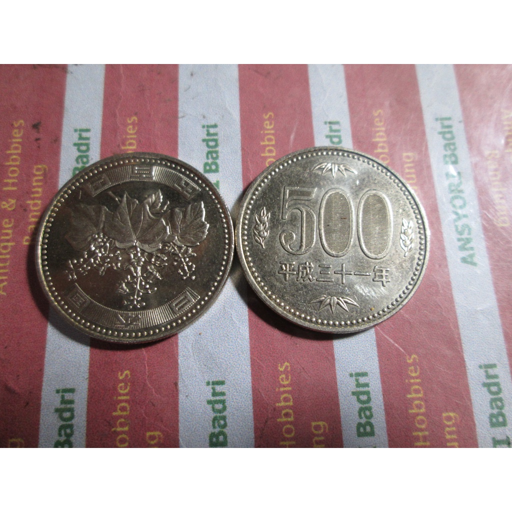 koin koleksi 500 yen japan XF iklan L791 | Shopee Indonesia