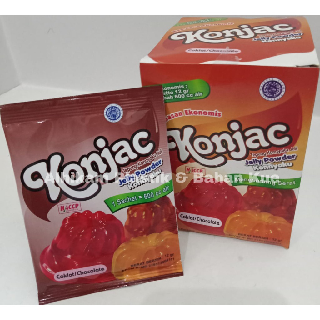 Jual Konjac Jelly Powder Cokelat Sachet 12gr Shopee Indonesia