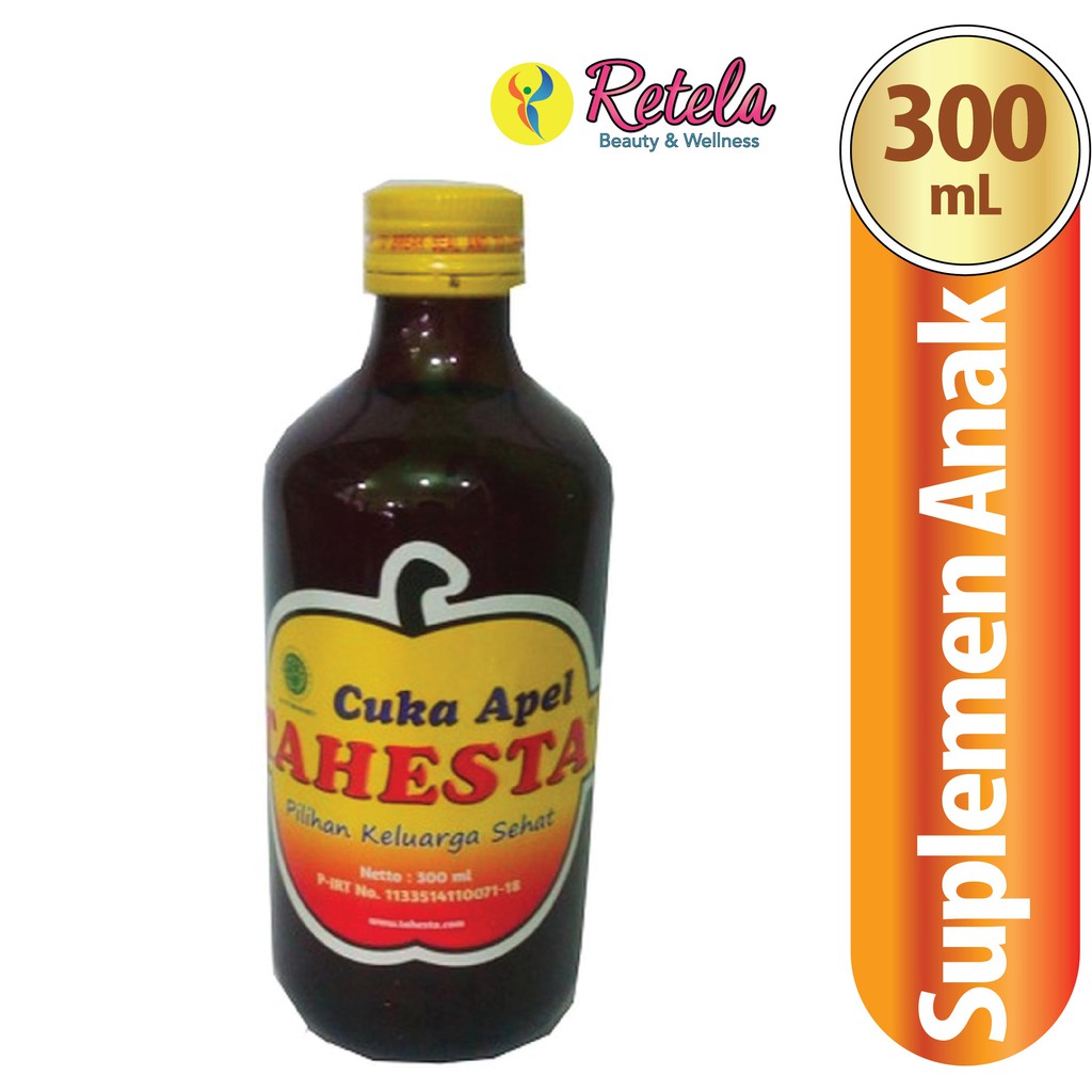 Cuka Apel Tahesta 300 Ml Obat Herbal Kesehatan Anak