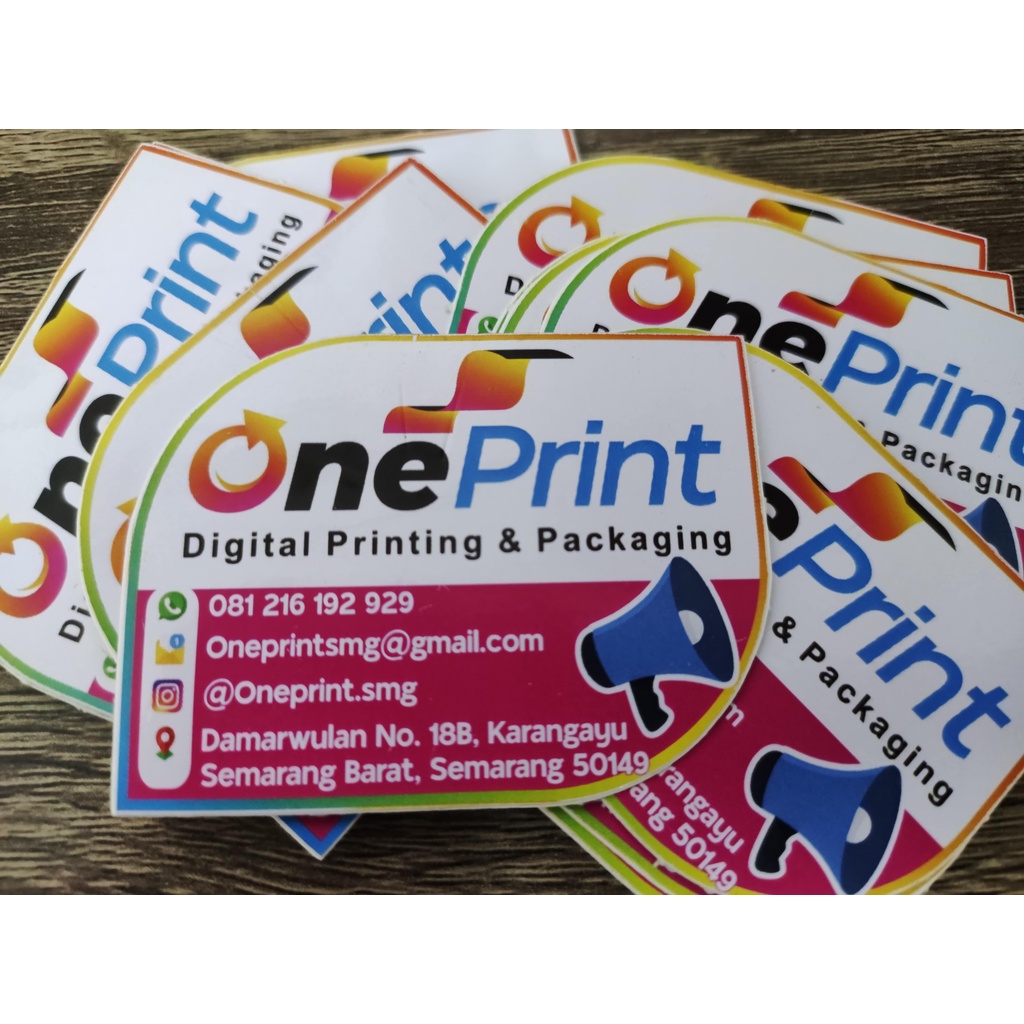Jual Cetak Sticker Kromo Kotak/Stiker Kemasan Kotak/Stiker Label Toples Kotak/Stiker Label