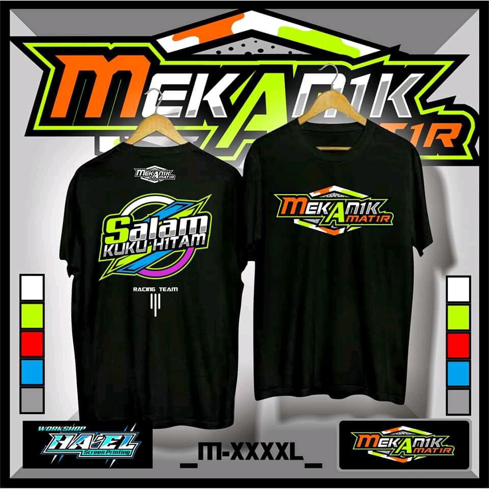 Jual Kaos Mekanik Amatir Kaos Recing Balap Liar Kaos Bengkel Wisata Malam Ready | Shopee Indonesia