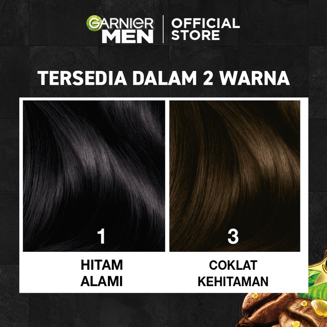 Jual Garnier Men Shampoo Color X3 Pcs - #3 Coklat Kehitaman (Pewarna Rambut Pria Semudah Shampoo) | Shopee Indonesia