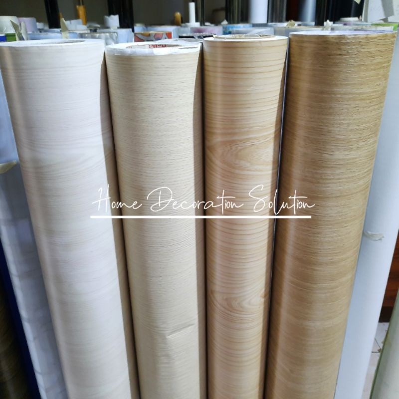 WALL STICKER STIKER MOTIF KAYU UNTUK DINDING LANTAI LEMARI MEJA LEBAR