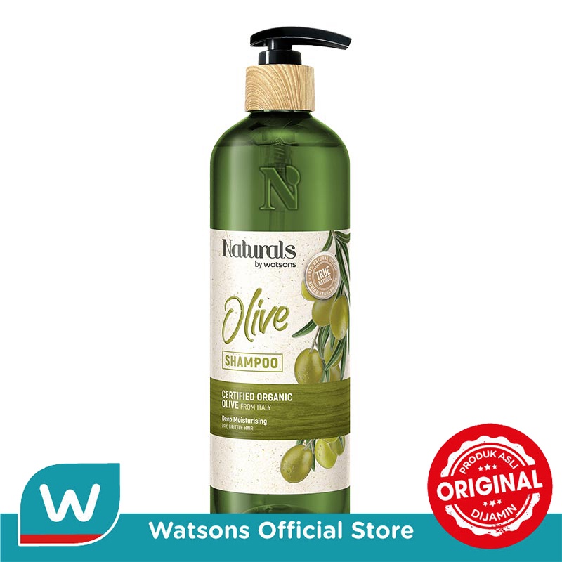 Jual Naturals By Watsons Olive Shampoo 490ml Shopee Indonesia