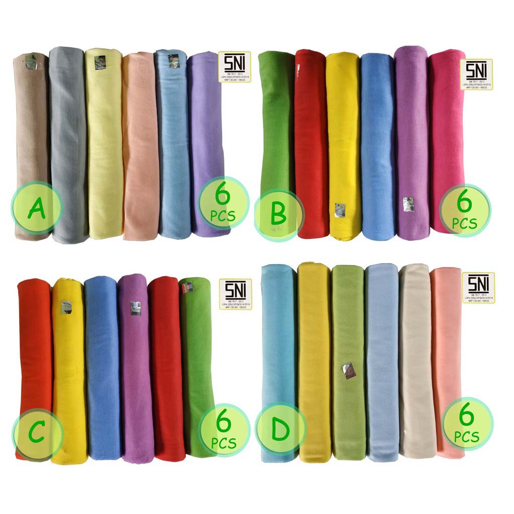 Bedong bayi murah polos warna rainbow harga grosir