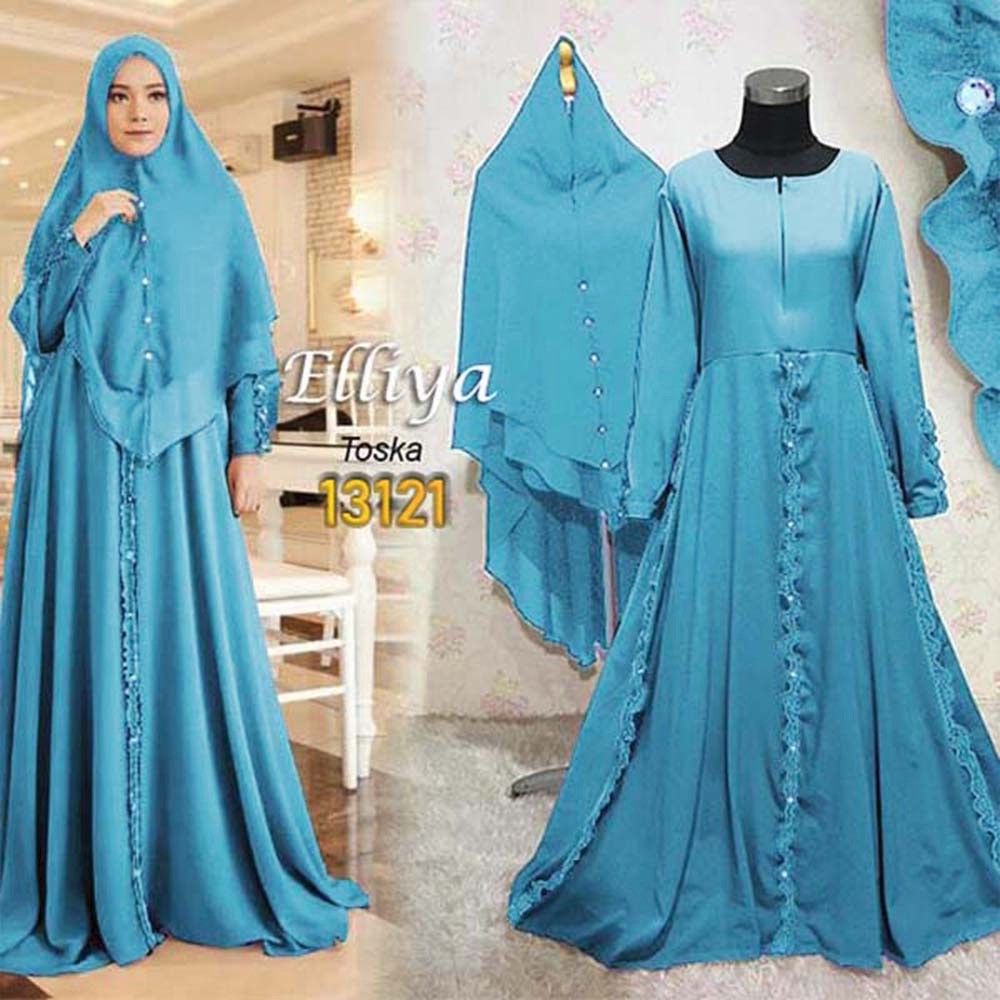 GAMIS SYARI ELLIYA FULL CERUTY PREMIUM Shopee Indonesia