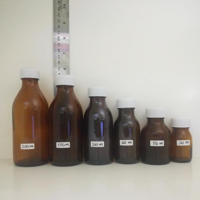 Jual Botol 100Ml L Botol Coklat / Botol Amber 100 Ml | Shopee Indonesia