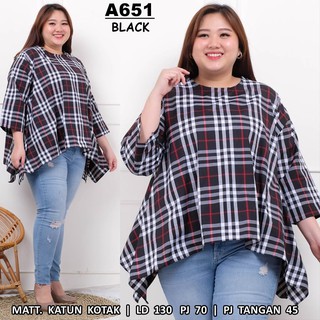 Jual June Atasan Jumbo Terbaru 2021/Baju Kerja Wanita Jumbo/Blouse Jumbo Waka 4Xl Ld 130Cm Muat Bb 100Kg | Shopee Indonesia